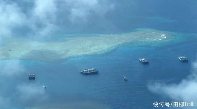 中国渔船主动出击，从多个方向包围仙宾礁，菲律宾巡逻机抵近侦察