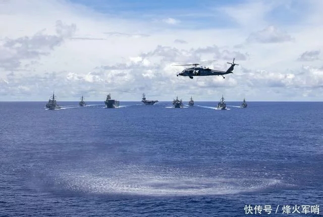 美日澳联手欲闯南海，不料还没靠近就逃跑，外媒：如今解放军太强